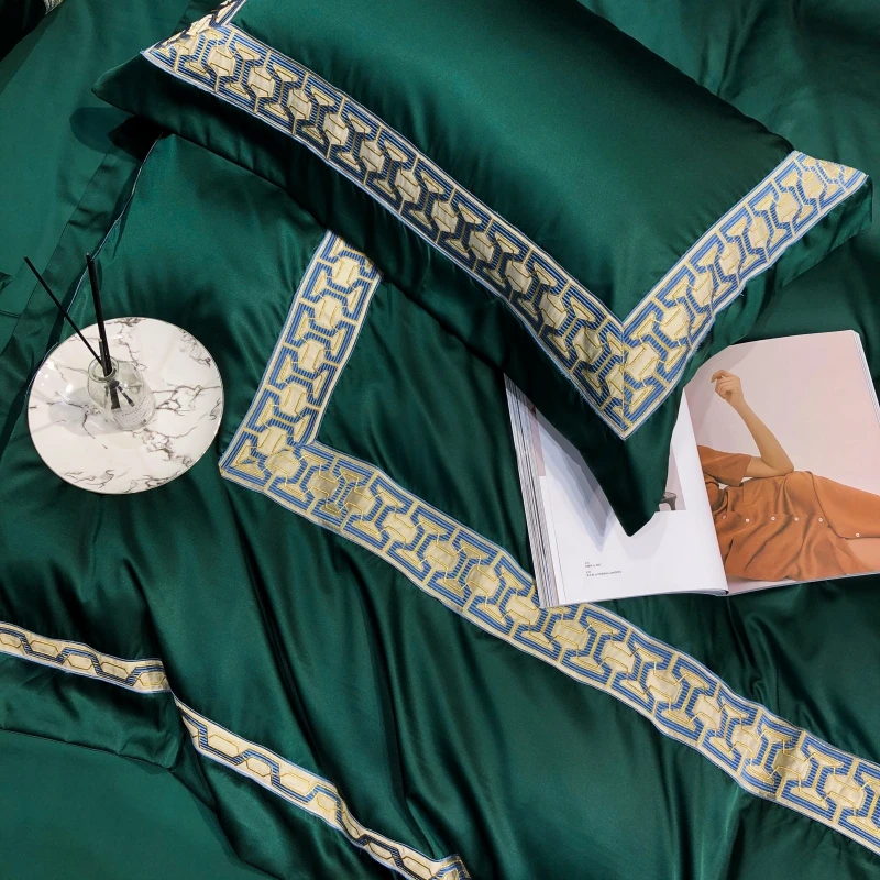 1200TC Silk Cotton Bedding Set Silkly Duvet Cover Pillowcase Flat/Fitted Sheet With Rubber Queen King Size 4/7pcs
1200TC Silk Cotton Bedding Set Silkly Duvet Cover Pillowcase Flat/Fitted Sheet With Rubber Queen King Size 4/7pcs