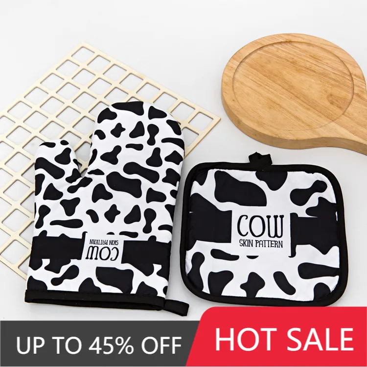 Kitchen Gloves Kitchen Mitts Leopard Pattern Microwave Oven Heat Insulation Gloves High Temperature Baking and Anti-scald Gloves
Kitchen Gloves Kitchen Mitts Leopard Pattern Microwave Oven Heat Insulation Gloves High Temperature Baking and Anti-scald Gloves