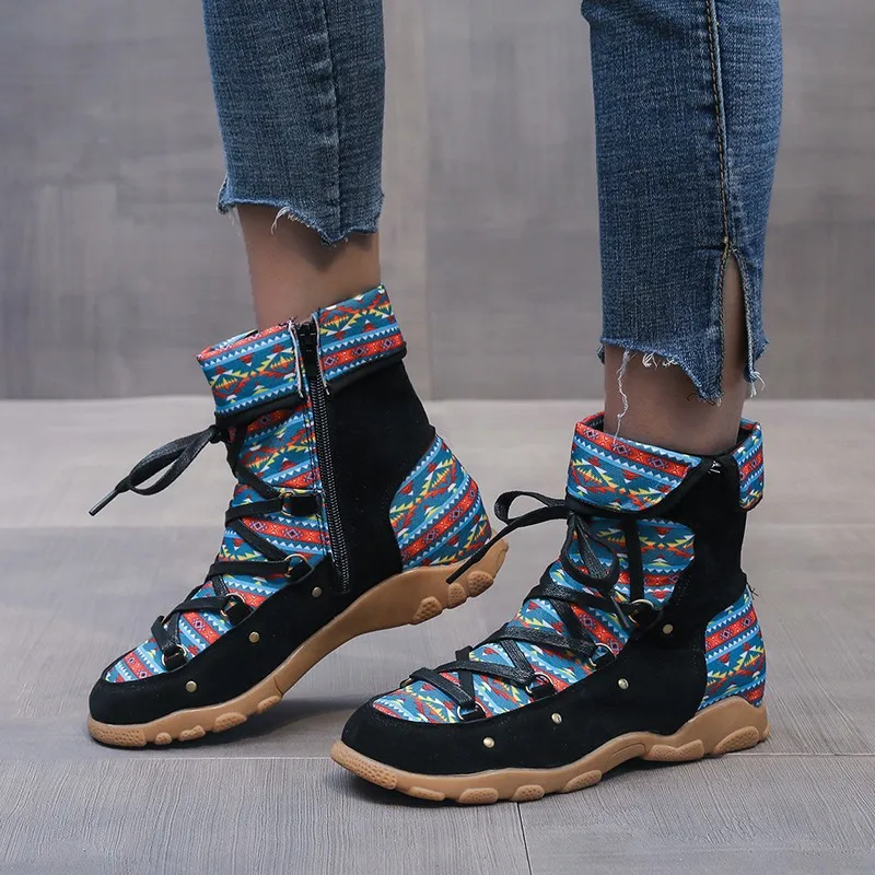 Women Boots 2022 New Winter New Women's Retro Bohemian Style Ankle Zipper Short Boots Ladies Casual Shoes Martin Boots
Women Boots 2022 New Winter New Women's Retro Bohemian Style Ankle Zipper Short Boots Ladies Casual Shoes Martin Boots