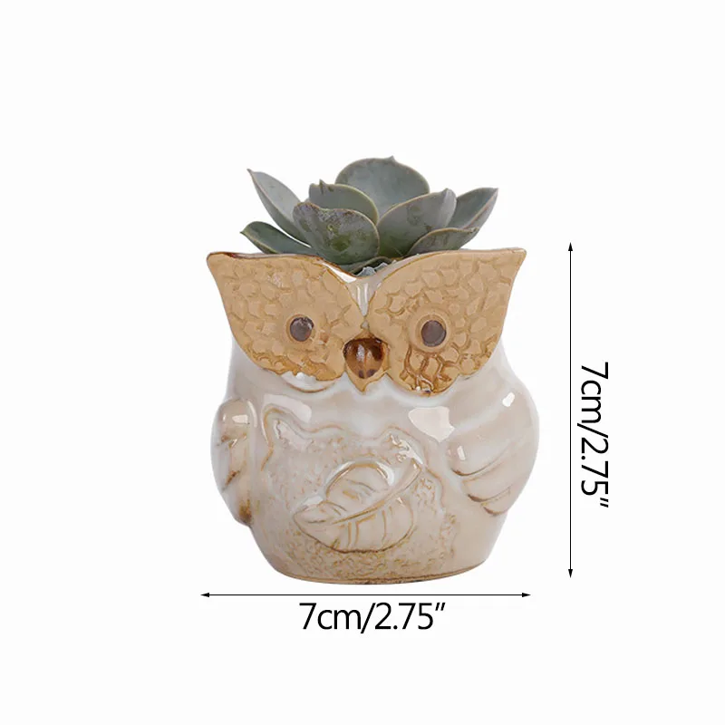 Strongwell 6Pcs/Sets Owl Flower Pots Home Decoration Miniature Model Ceramic Owl Figurines Succulent Flowerpots Planter Crafts
Strongwell 6Pcs/Sets Owl Flower Pots Home Decoration Miniature Model Ceramic Owl Figurines Succulent Flowerpots Planter Crafts