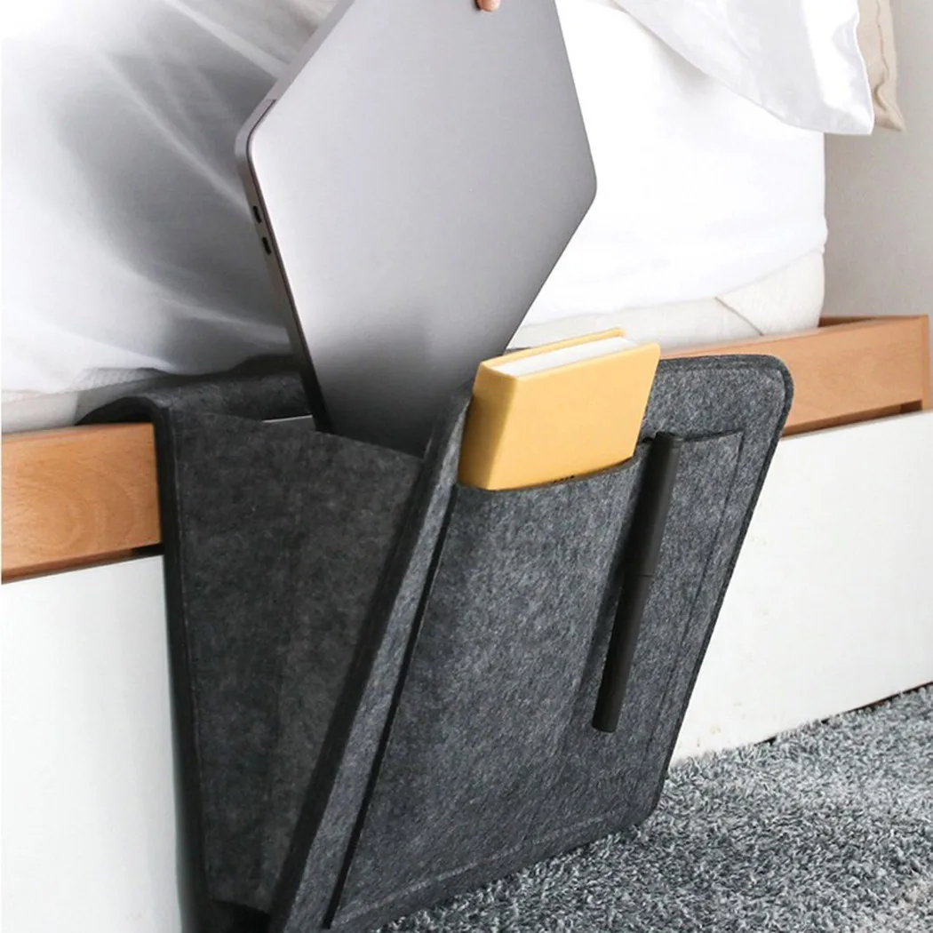 Hanging Felt Bedside Storage Organizer Anti-slip Bedside Bag Bed Sofa Side Pouch Hanging Couch Storage Bed Holder Pockets
Hanging Felt Bedside Storage Organizer Anti-slip Bedside Bag Bed Sofa Side Pouch Hanging Couch Storage Bed Holder Pockets