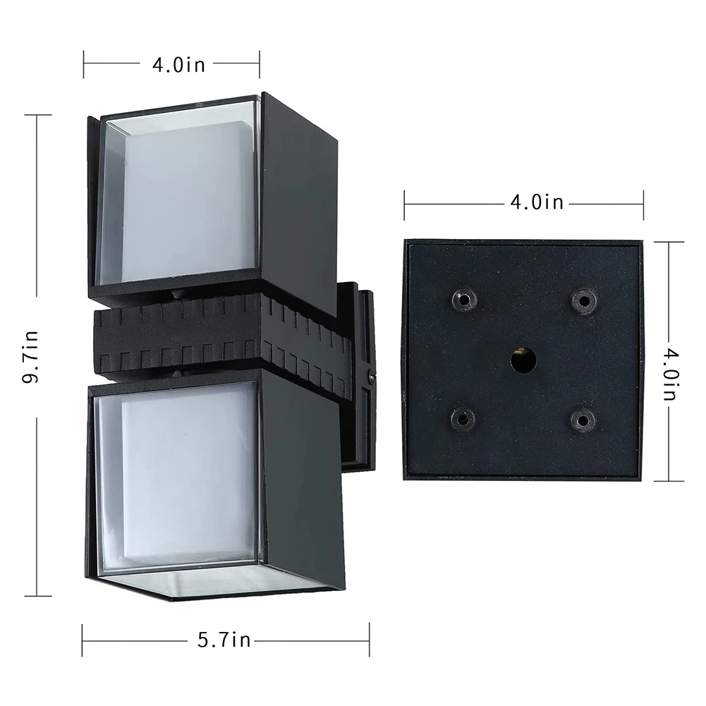 LED Smart Wall Lamps Double-Headed Luminous Outdoor Waterproof Induction Corridor Practical Room Bedside Motion Sensor Light
LED Smart Wall Lamps Double-Headed Luminous Outdoor Waterproof Induction Corridor Practical Room Bedside Motion Sensor Light