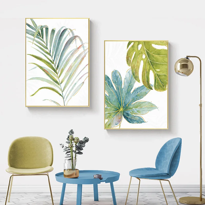 Wall Painting Watercolor Leaves Canvas Painting Bedroom Living Room Simple Decoration Painting Frameless Painting Core
Wall Painting Watercolor Leaves Canvas Painting Bedroom Living Room Simple Decoration Painting Frameless Painting Core