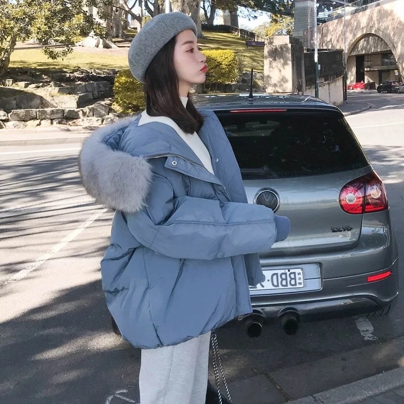 Winter Clothes Women Elegant 2021 Ropa De Mujer Blue Crop Puffer Jacket Korean Fashion Coats Hooded Fur Collar Black Parkas
Winter Clothes Women Elegant 2021 Ropa De Mujer Blue Crop Puffer Jacket Korean Fashion Coats Hooded Fur Collar Black Parkas