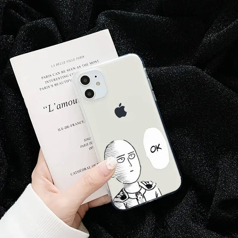 Anime One Punch Man cool Phone Case Transparent for iPhone 6 7 8 11 12 s mini pro X XS XR MAX Plus cover funda shell accessories
Anime One Punch Man cool Phone Case Transparent for iPhone 6 7 8 11 12 s mini pro X XS XR MAX Plus cover funda shell accessories