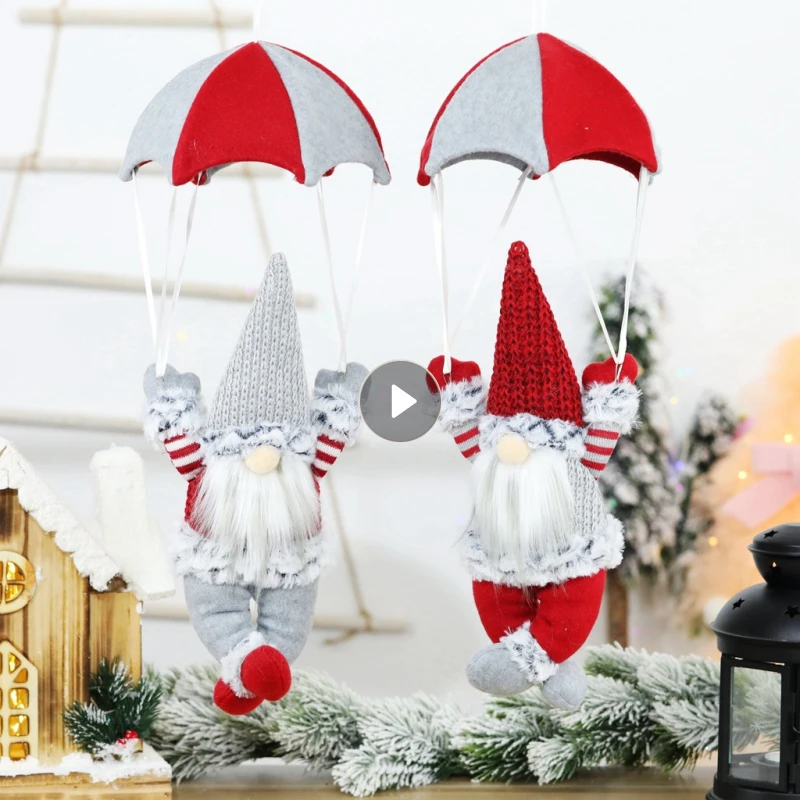Christmas Decoration Santa Gnome Plush Doll Pendant Tree Parachute Hanging Ornaments Christmas Crafts Festival Supplies Selling
Christmas Decoration Santa Gnome Plush Doll Pendant Tree Parachute Hanging Ornaments Christmas Crafts Festival Supplies Selling