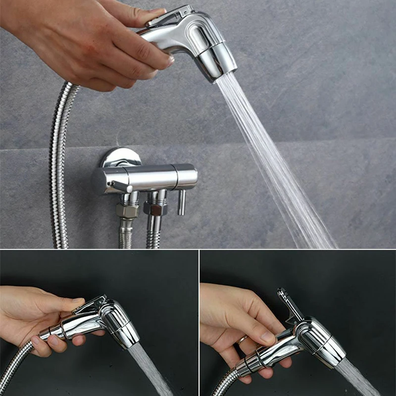 Handheld Toilet Bidet Sprayer Set Kit Stainless Steel Hand Bidet Faucet For Bathroom Handheld Shower Head Nozzle Hose Set
Handheld Toilet Bidet Sprayer Set Kit Stainless Steel Hand Bidet Faucet For Bathroom Handheld Shower Head Nozzle Hose Set