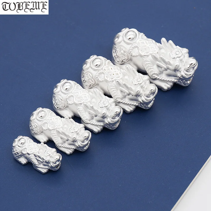 100% 3D 999 Silver Fengshui Pixiu Beads Pure Silver Piyao Good Luck Jewelry Beads DIY Bracelet Beads Lucky Animal
100% 3D 999 Silver Fengshui Pixiu Beads Pure Silver Piyao Good Luck Jewelry Beads DIY Bracelet Beads Lucky Animal
