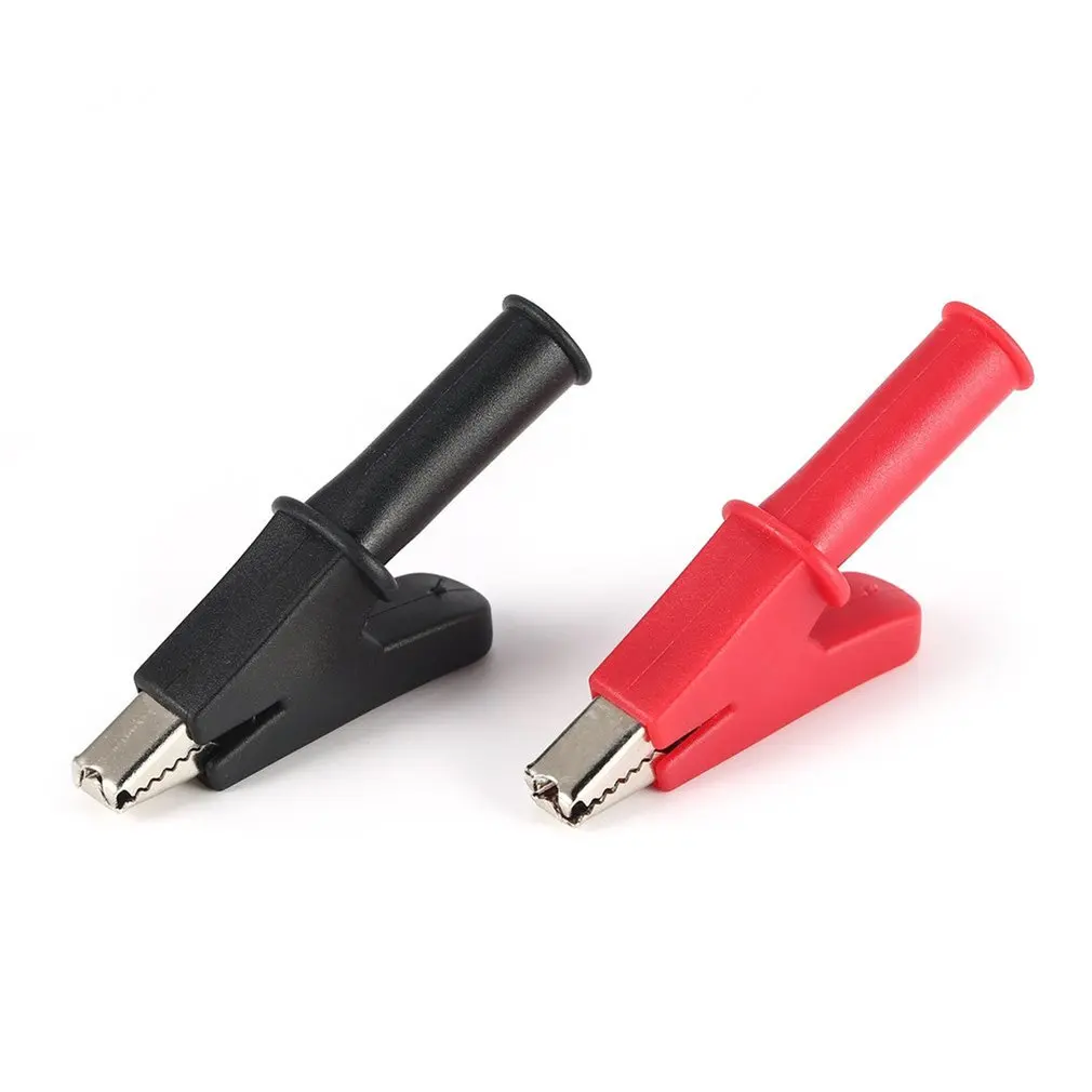 2 Pcs 10A Alligator Clip Crocodile Adapter 4mm Banana Plug Probe Clip for Multimeter Pen Test lead Cable Insulated
2 Pcs 10A Alligator Clip Crocodile Adapter 4mm Banana Plug Probe Clip for Multimeter Pen Test lead Cable Insulated