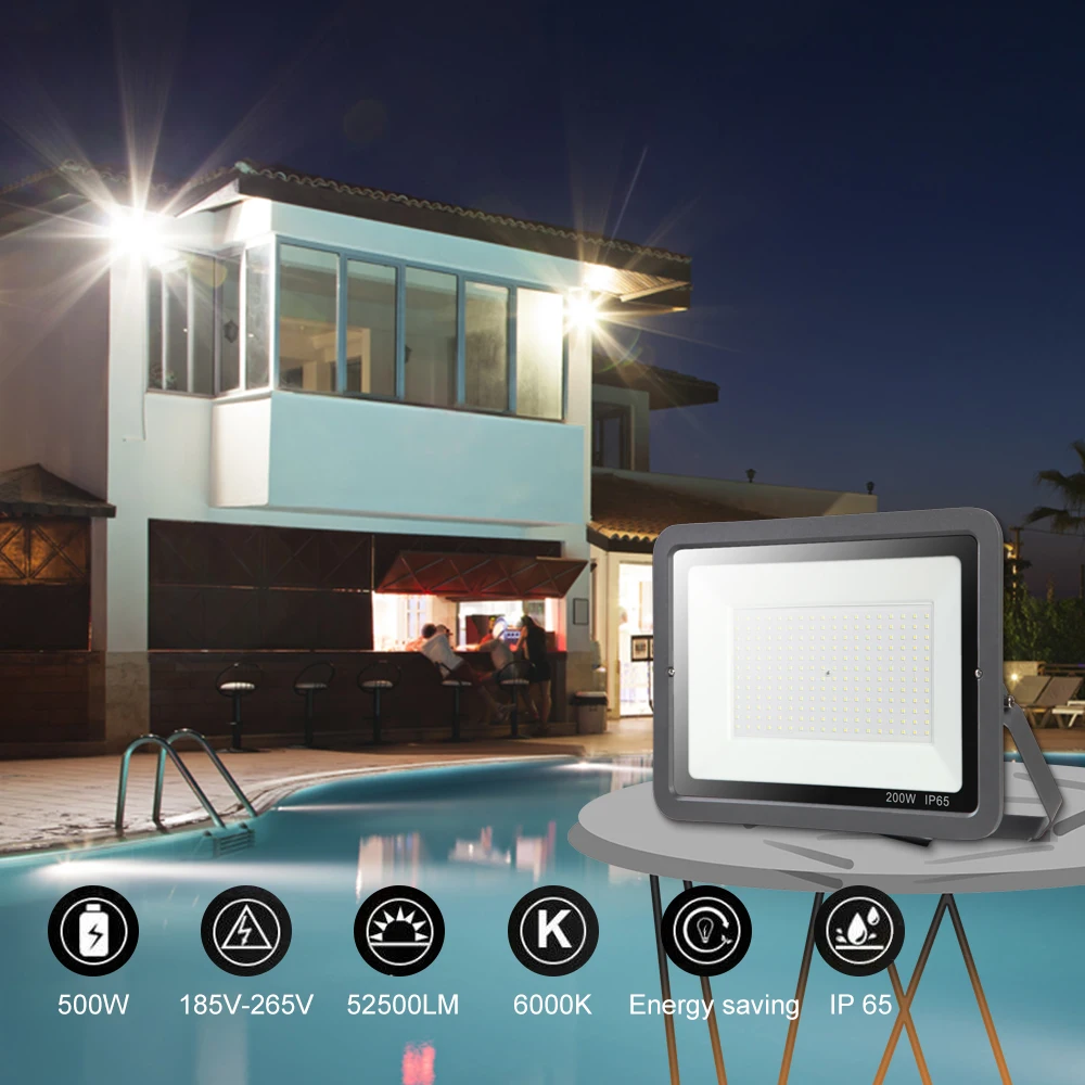 500W Floodlight Reflector Led Ip65 Waterproof of Flood Lights Outdoor AC 220V Spotlight Led Sotlight Reflector Garden Led Lamp
500W Floodlight Reflector Led Ip65 Waterproof of Flood Lights Outdoor AC 220V Spotlight Led Sotlight Reflector Garden Led Lamp