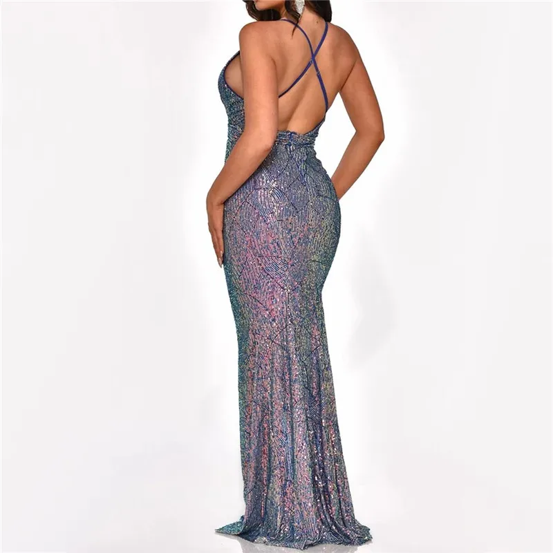 Summer Elegant Sexy Backless Women Dress 2020 Spaghetti Straps Sequined Slim Long Party Dress
Summer Elegant Sexy Backless Women Dress 2020 Spaghetti Straps Sequined Slim Long Party Dress