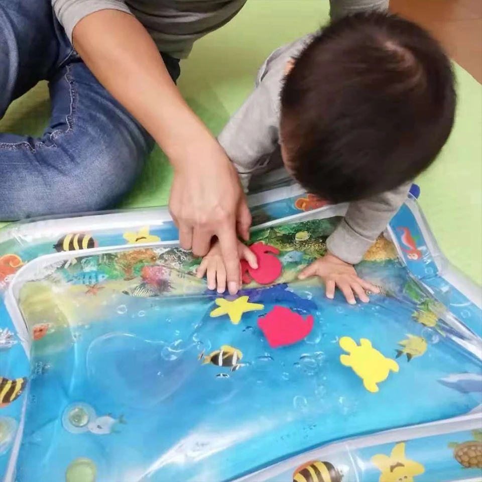 Creative Water Mat Baby Inflatable Patted Pad Baby Inflatable Water Cushion Infant Play Mat Toddler Fun Activity Center Pad Toys
Creative Water Mat Baby Inflatable Patted Pad Baby Inflatable Water Cushion Infant Play Mat Toddler Fun Activity Center Pad Toys