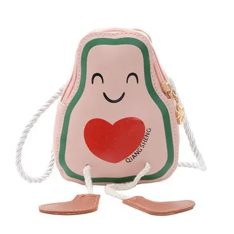 Fashion Baby Girls PU Leather Coin Purse Cute Cartoon Avocado Children Mini Crossbody Bags Lovely Kids Wallet Pocket Money Bag
Fashion Baby Girls PU Leather Coin Purse Cute Cartoon Avocado Children Mini Crossbody Bags Lovely Kids Wallet Pocket Money Bag