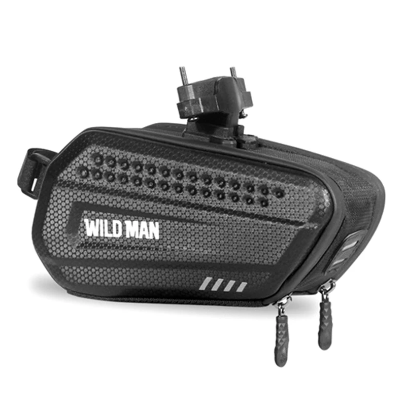 WILD MAN Bicycle Reflective Saddle Rear Tool Bags 1.2L MTB Bike Mobile Phone Case Cycling Seatpost Seat Tail Hard Bags
WILD MAN Bicycle Reflective Saddle Rear Tool Bags 1.2L MTB Bike Mobile Phone Case Cycling Seatpost Seat Tail Hard Bags