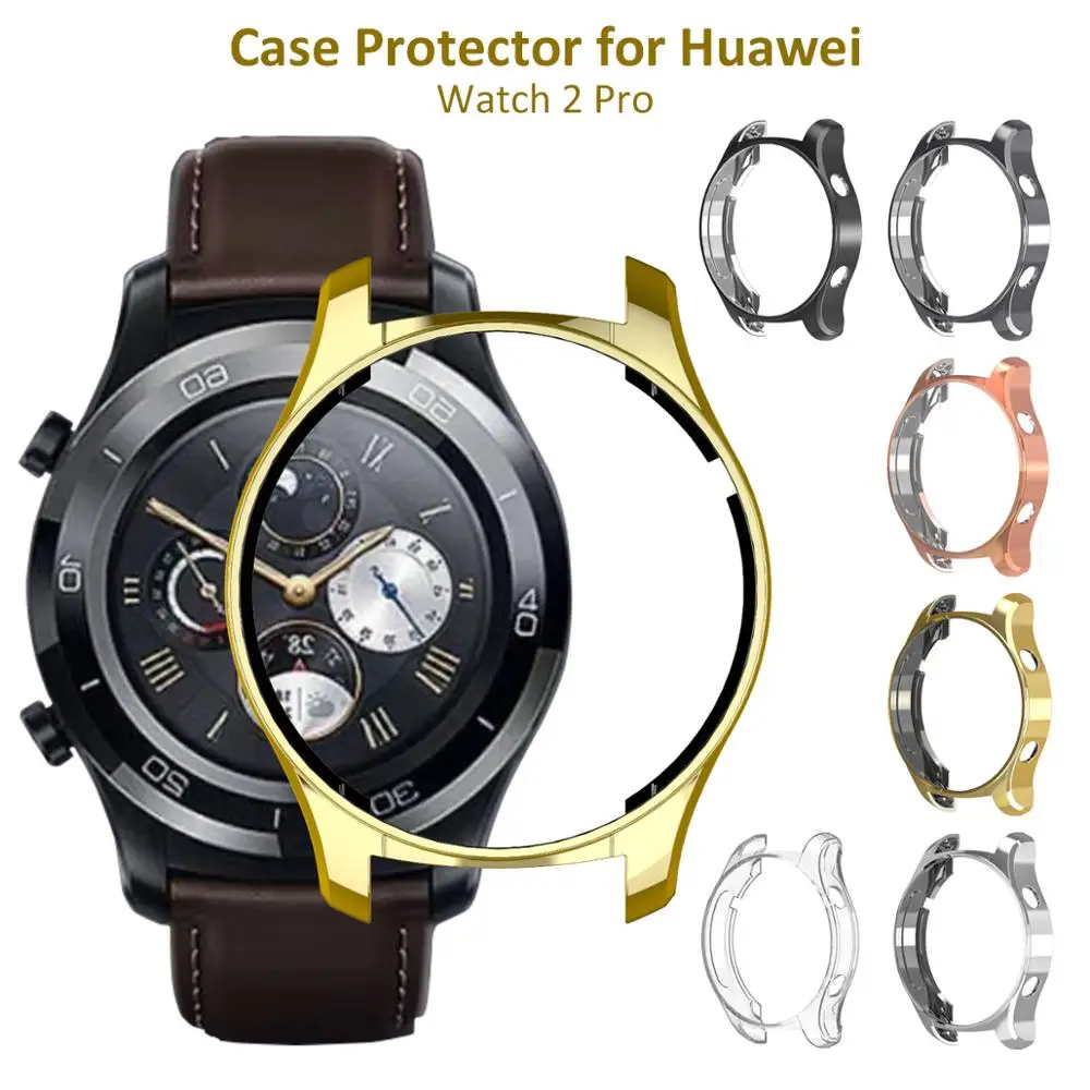 Защитные чехлы для смарт часов Huawei Watch 2 Pro Роскошный чехол Классический мягкий