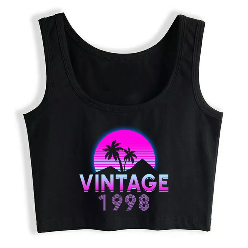 Crop Top Women Wave Vintage 1998 Birthday Gift Idea Harajuku Tank Top Women Custom Women Clothes
Crop Top Women Wave Vintage 1998 Birthday Gift Idea Harajuku Tank Top Women Custom Women Clothes