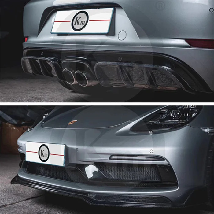 Suitable for 718 Porsche Gts, Refit Rear Lip Carbon Fiber and Front Shovel of Cayman Boxster
Suitable for 718 Porsche Gts, Refit Rear Lip Carbon Fiber and Front Shovel of Cayman Boxster