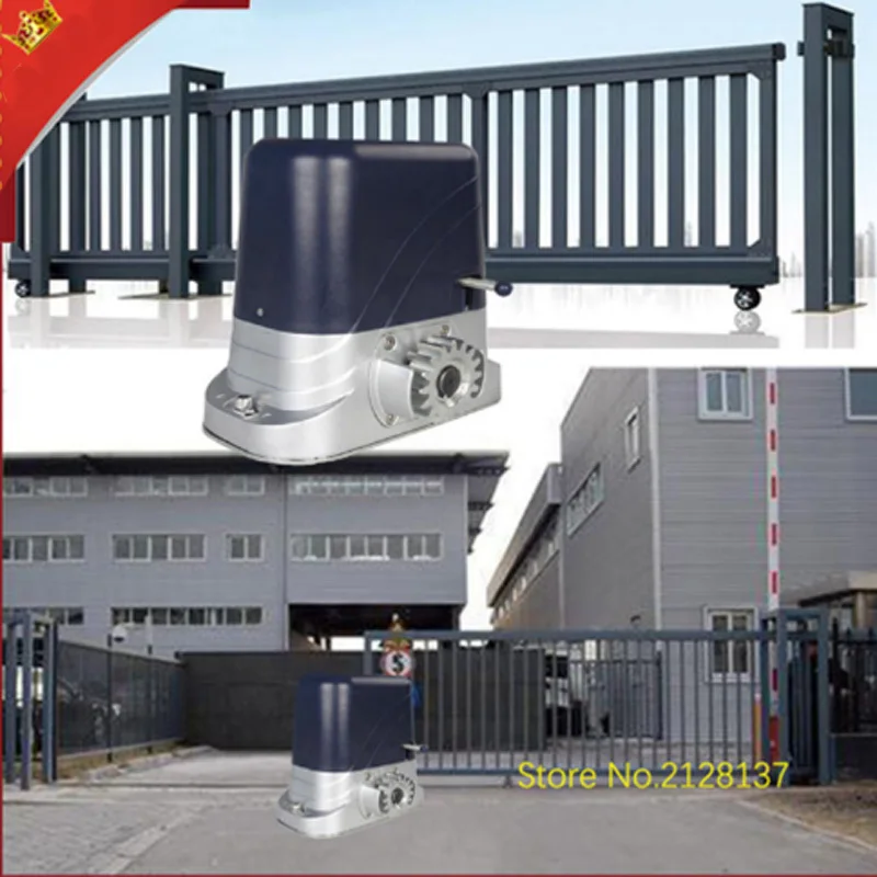 

Automatic sliding gate operator/gear motor for residential gates weight 600kg with 4m racks keypad light photocell Optional