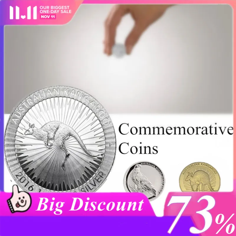 2 Styles Anniversary Business Gifts Souvenir Collection Australian Silver Plated Wedgetail Eagle Kangaroo Commemorative Coin
2 Styles Anniversary Business Gifts Souvenir Collection Australian Silver Plated Wedgetail Eagle Kangaroo Commemorative Coin