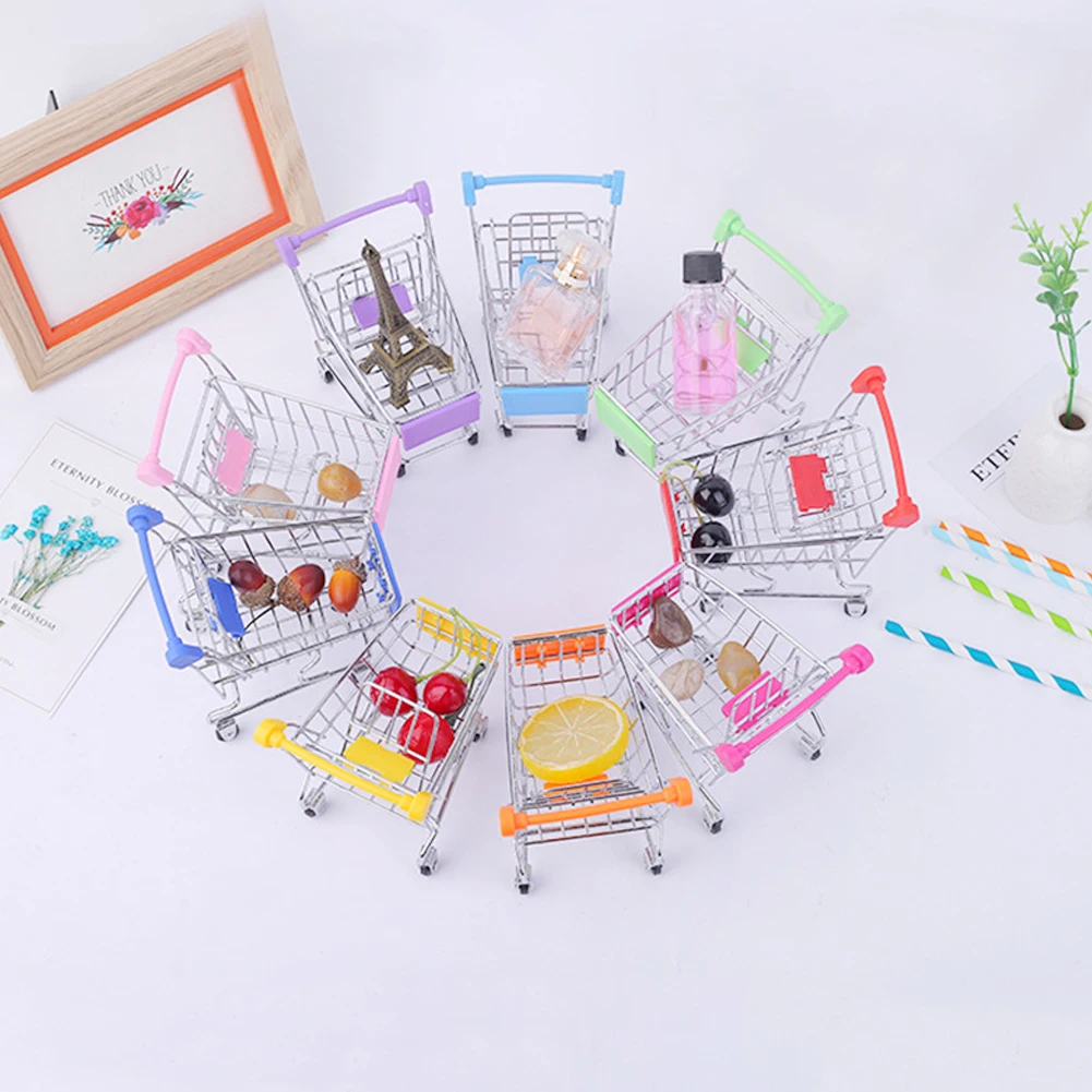2PCS Shopping Cart Toy Mini Grocery Cart Metal Supermarket Hand Trolley Make Up Holder Desktop Decoration Storage Toy Gift
2PCS Shopping Cart Toy Mini Grocery Cart Metal Supermarket Hand Trolley Make Up Holder Desktop Decoration Storage Toy Gift
