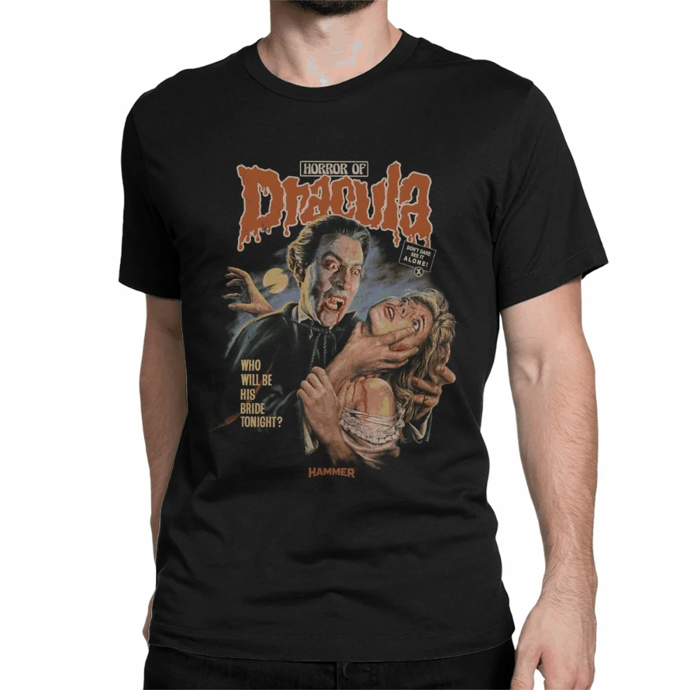 Horror Of Dracula T shirt Freak Monster Hipster Tee Shirt Men Women Short Sleeve Round Collar T-Shirts Cotton Summer Clothes
Horror Of Dracula T shirt Freak Monster Hipster Tee Shirt Men Women Short Sleeve Round Collar T-Shirts Cotton Summer Clothes