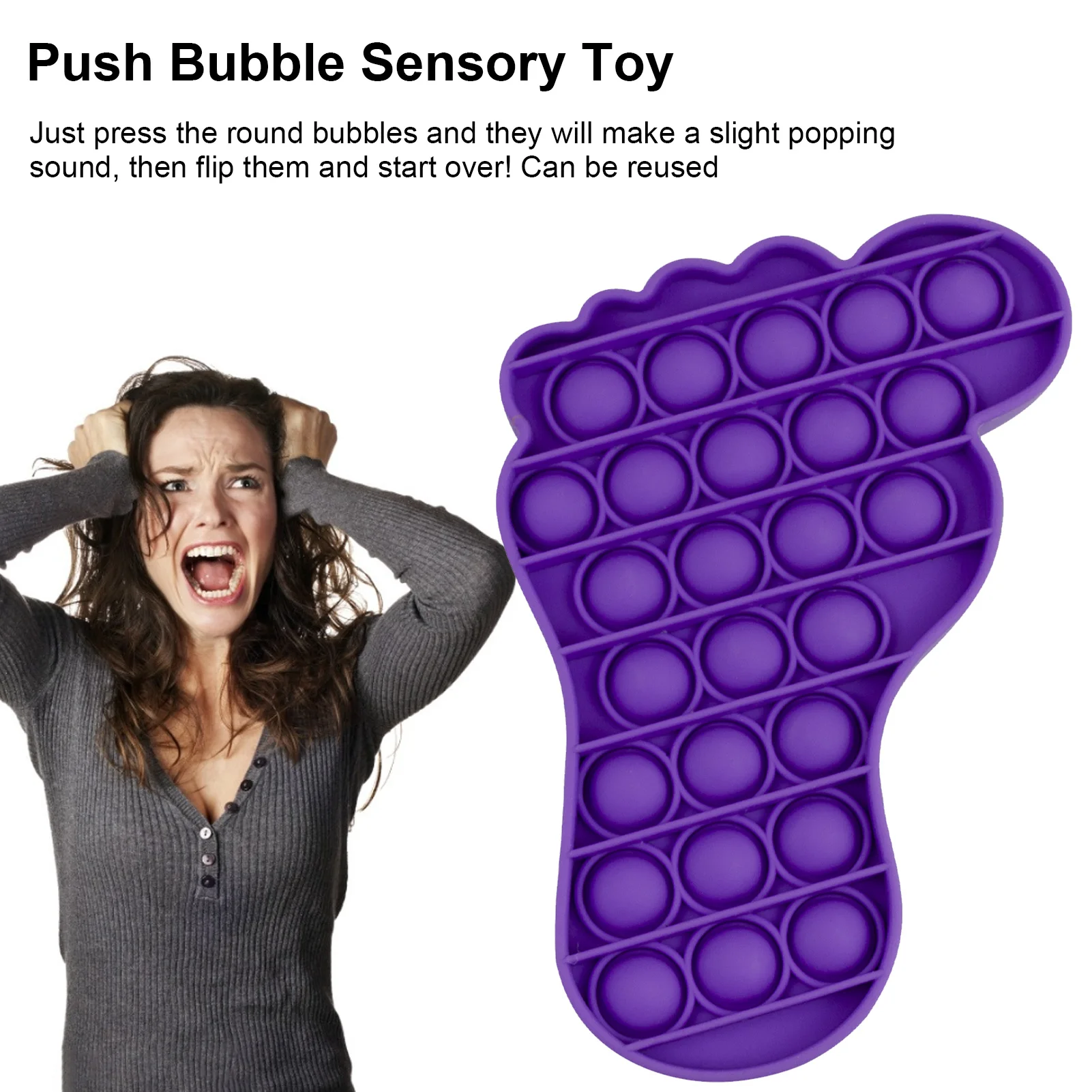 Push Pop Bubble Sensory Toy Autism Needs Squishy Stress Reliever Toys Adult Child Funny Anti-stress PopIt Fidget Reliver Stress
Push Pop Bubble Sensory Toy Autism Needs Squishy Stress Reliever Toys Adult Child Funny Anti-stress PopIt Fidget Reliver Stress