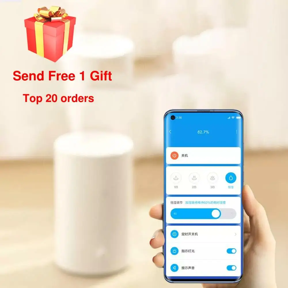 Xiaomi Mijia Smart Humidifiers Nano Air Humidifier Diffuser Sanitizer For Mi Home Office Bedroom Freshener Essentials Vaporizer
Xiaomi Mijia Smart Humidifiers Nano Air Humidifier Diffuser Sanitizer For Mi Home Office Bedroom Freshener Essentials Vaporizer