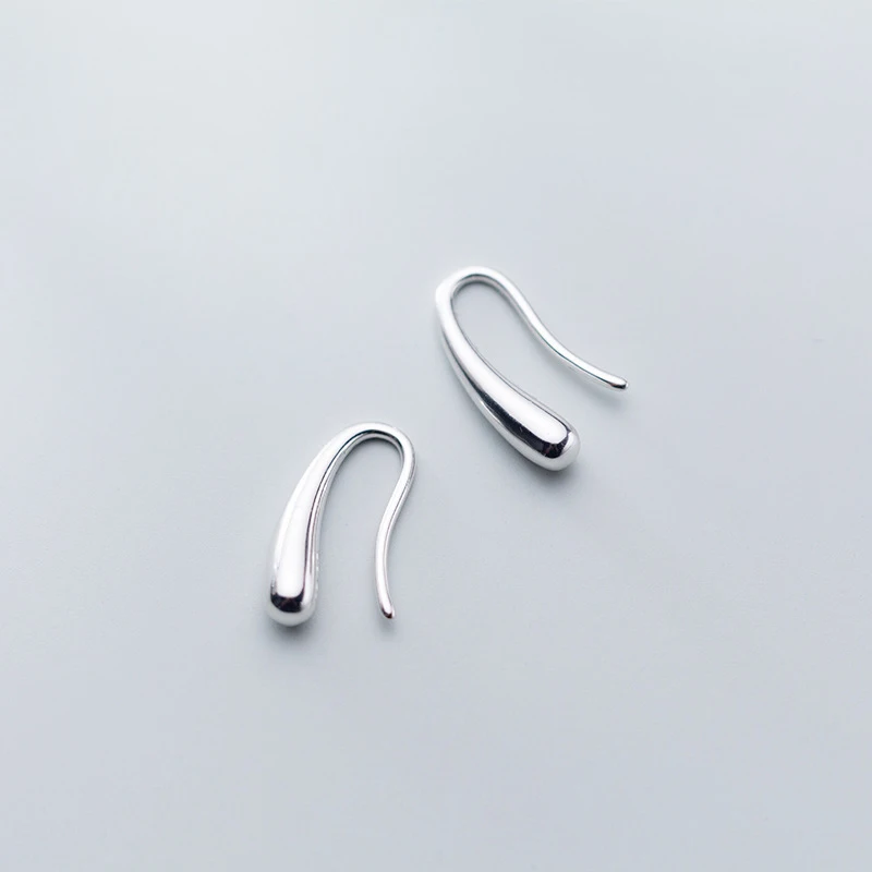 925 Sterling Silver Earrings Female Korean Fresh Sweet Glossy Water Drop Ear Hook Sen Simple Design Ear Fine Jewelry Gifts
925 Sterling Silver Earrings Female Korean Fresh Sweet Glossy Water Drop Ear Hook Sen Simple Design Ear Fine Jewelry Gifts