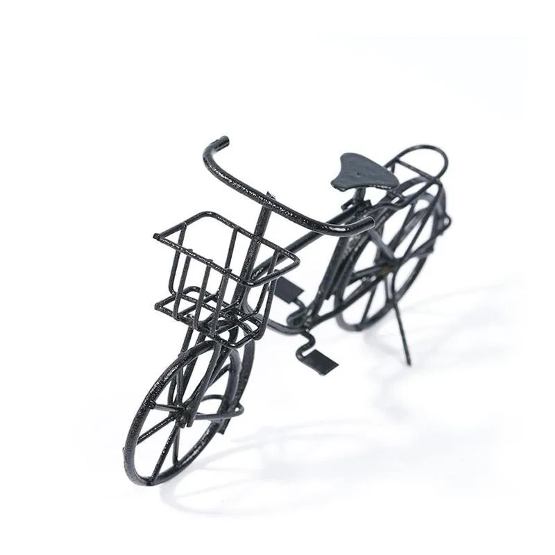 1pc Black Small Bike Of Doll Houses Mini Decoration Accessories 1:12 Dollhouse Simulation Antique Bicycle Furniture Garden Model
1pc Black Small Bike Of Doll Houses Mini Decoration Accessories 1:12 Dollhouse Simulation Antique Bicycle Furniture Garden Model