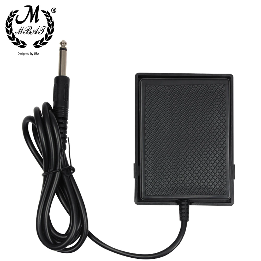 M MBAT Durable Black 6.35mm Jack Sustain Pedal Low Noise Non-Slip Base Universal Electronic Piano Keyboards Musical Accessory
M MBAT Durable Black 6.35mm Jack Sustain Pedal Low Noise Non-Slip Base Universal Electronic Piano Keyboards Musical Accessory