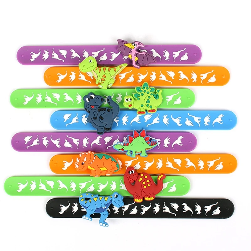 Dinosaur Party Favors Funny Snap Bracelet Patting Circle Wrist Decoration Party Bag Fillers Soft Dinosaur Bracelets Toys
Dinosaur Party Favors Funny Snap Bracelet Patting Circle Wrist Decoration Party Bag Fillers Soft Dinosaur Bracelets Toys