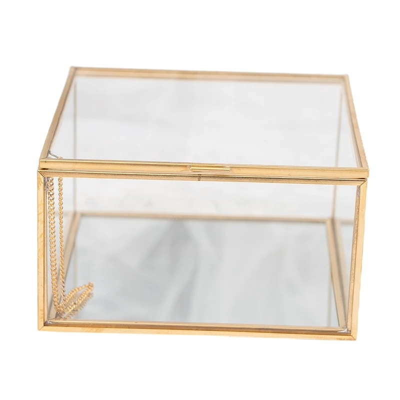Dustproof Glass Jewelry Box Jewelry Cosmetic Storage Box Wedding Decoration Display Ornaments
Dustproof Glass Jewelry Box Jewelry Cosmetic Storage Box Wedding Decoration Display Ornaments