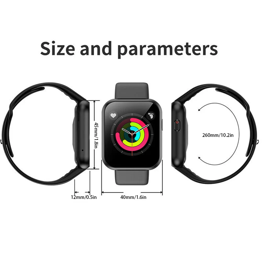 2021 Full Touch Screen Smart Watch Men Sports Waterproof Bluetooth SmartWatch Women Heart Rate Monitor For iPhone IOS Android
2021 Full Touch Screen Smart Watch Men Sports Waterproof Bluetooth SmartWatch Women Heart Rate Monitor For iPhone IOS Android