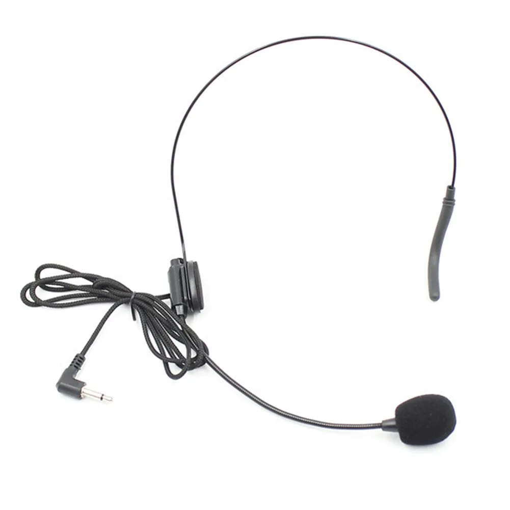 Head Mounted Microphone 3.5mm Black Wired Headset Mic For Teacher Guide Speech With Plug With Flexion Jack
Head Mounted Microphone 3.5mm Black Wired Headset Mic For Teacher Guide Speech With Plug With Flexion Jack