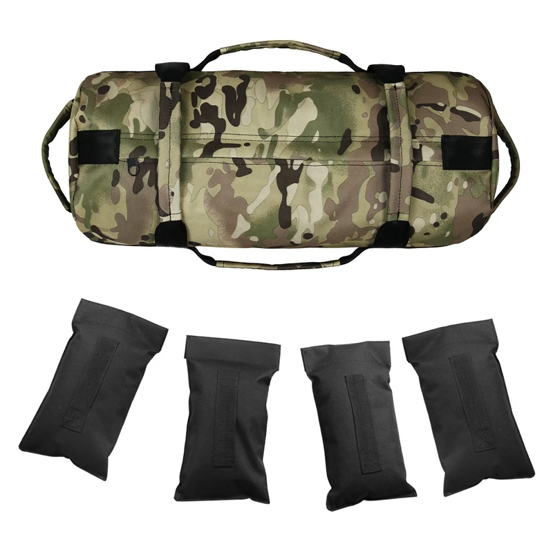 Fitness Heavy Duty Workout Sandbag with 4 Adjustable Filler Bags Training Weight Bags for Exercises Gym
Fitness Heavy Duty Workout Sandbag with 4 Adjustable Filler Bags Training Weight Bags for Exercises Gym