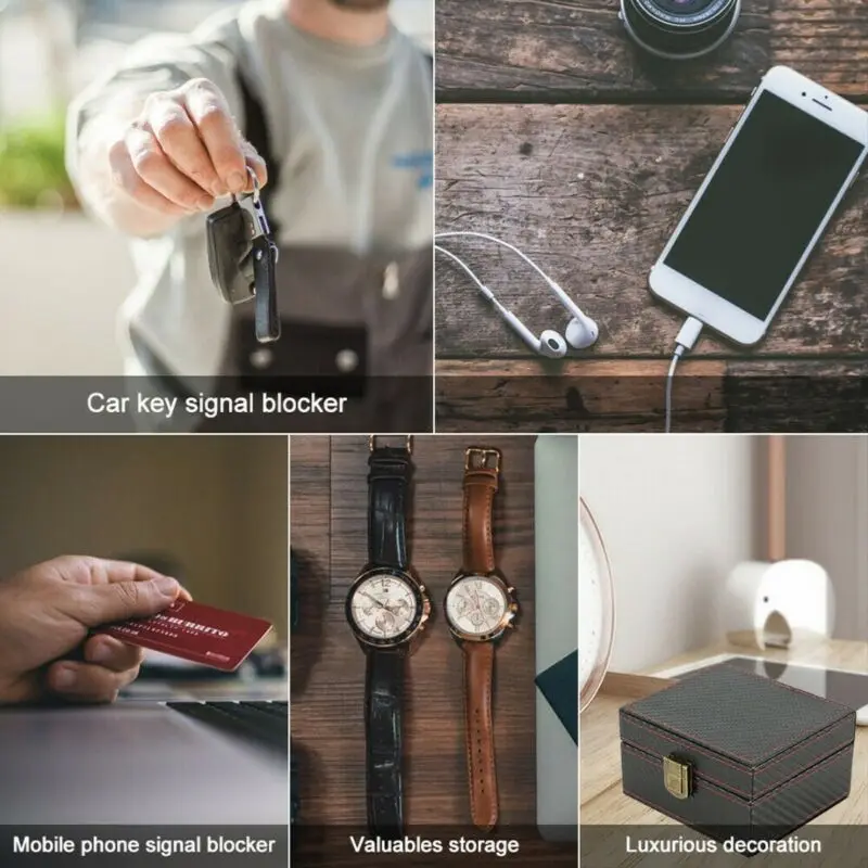Car Signal Blocker Faraday Box Wooden Auto Anti Theft Key Keyless RFID Blocking Radiation Protection Shield Signal Blocking Bag
Car Signal Blocker Faraday Box Wooden Auto Anti Theft Key Keyless RFID Blocking Radiation Protection Shield Signal Blocking Bag