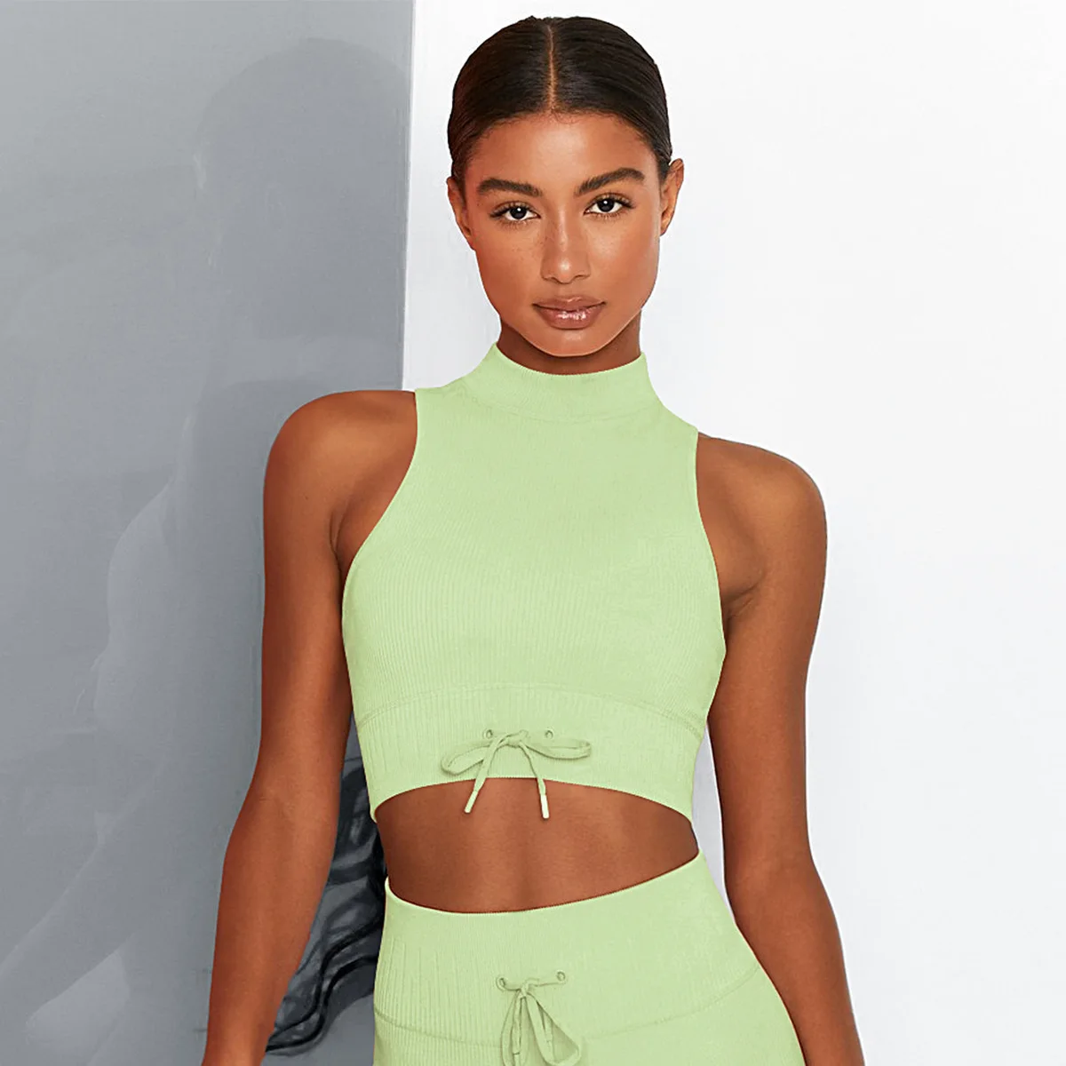 High collar sports bra seamless solid color gathering Yoga suit underwear fitness sports bra for women gym sports bra bra
High collar sports bra seamless solid color gathering Yoga suit underwear fitness sports bra for women gym sports bra bra