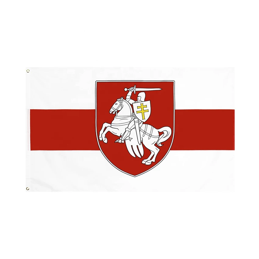3x5ft Stock Printed Chase Belarus White Knight Pagonya State Emblem Flags Polyester Wall Hanging 90x150cm Factory Price
3x5ft Stock Printed Chase Belarus White Knight Pagonya State Emblem Flags Polyester Wall Hanging 90x150cm Factory Price