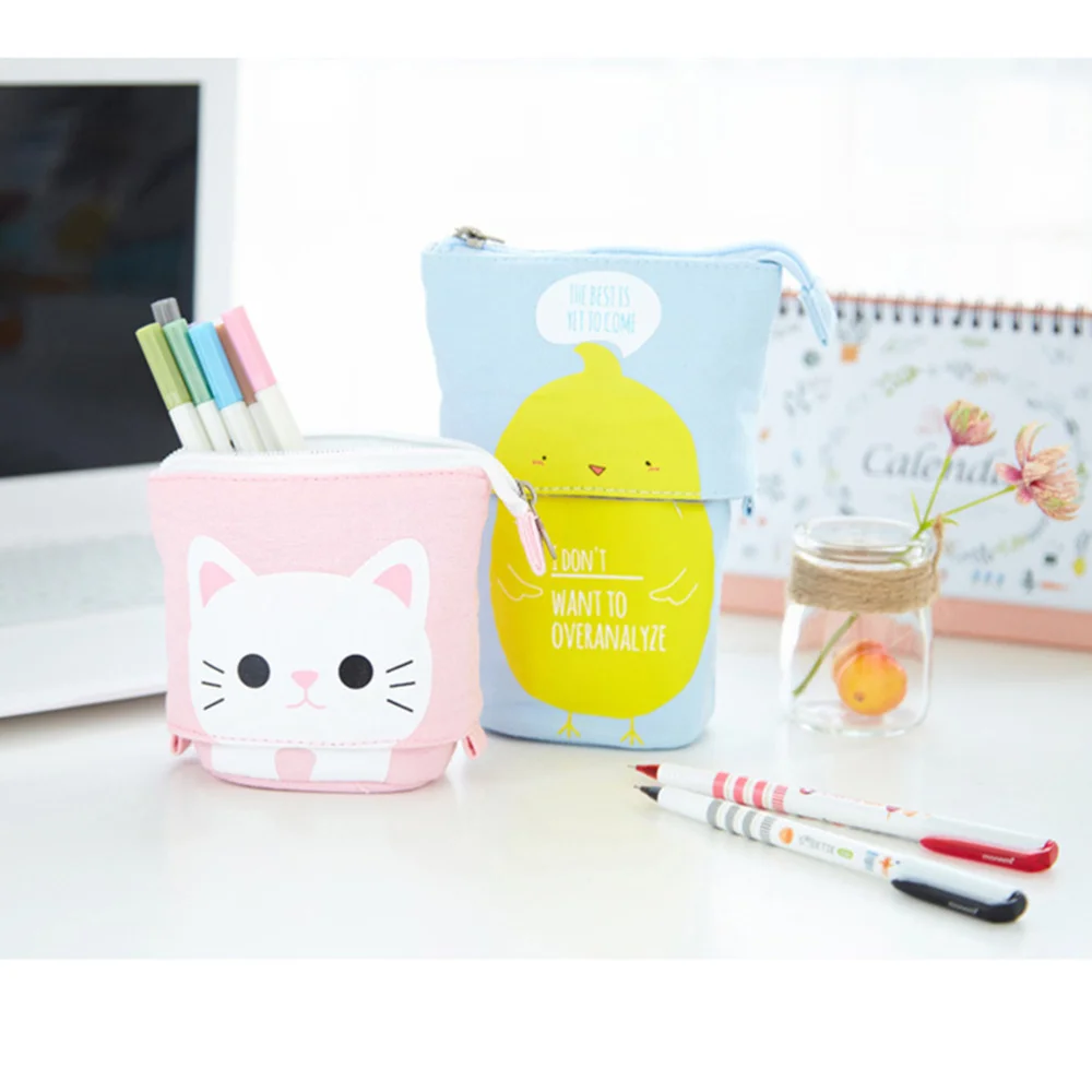 Pencil Holder Canvas Cartoon Cat Telescopic Pencil Pouch Bag Stationery Pen Case Box with Zipper Closure (White Cat)
Pencil Holder Canvas Cartoon Cat Telescopic Pencil Pouch Bag Stationery Pen Case Box with Zipper Closure (White Cat)