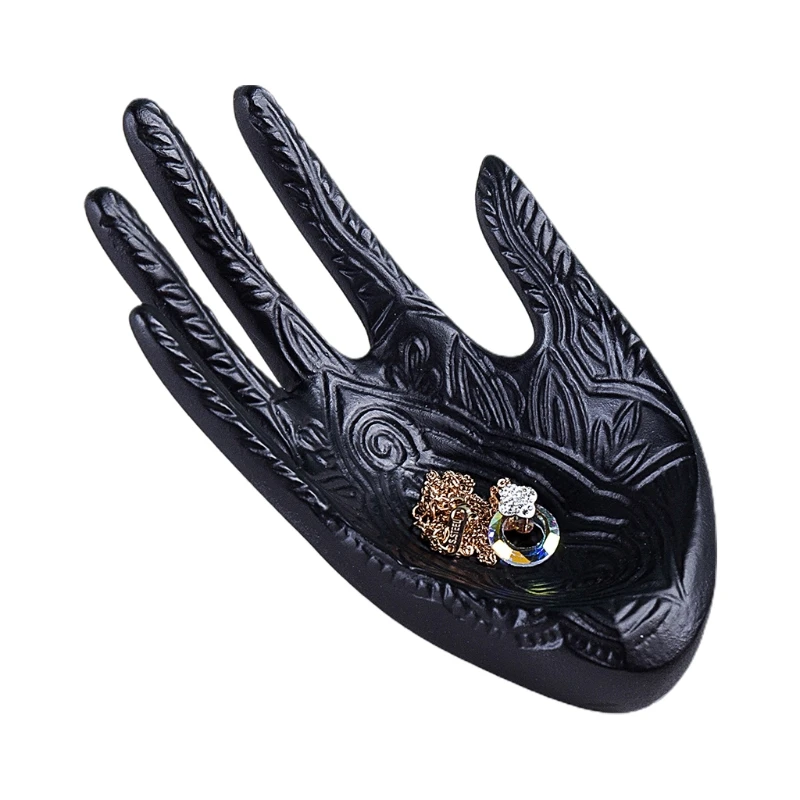 Jewelry storage tray Display Stand Organizer Holder Hand shaped salver show shelf plate base Jewellery gem bijou
Jewelry storage tray Display Stand Organizer Holder Hand shaped salver show shelf plate base Jewellery gem bijou