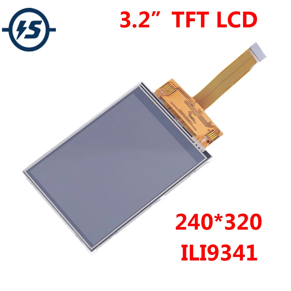 3.2 inch TFT LCD Touch Display Screen DC 3.3V 240*320 0.5mm 18Pin ILI9341 Driver 90mA 0.32W SPI Interface 240x320 Resolution
3.2 inch TFT LCD Touch Display Screen DC 3.3V 240*320 0.5mm 18Pin ILI9341 Driver 90mA 0.32W SPI Interface 240x320 Resolution