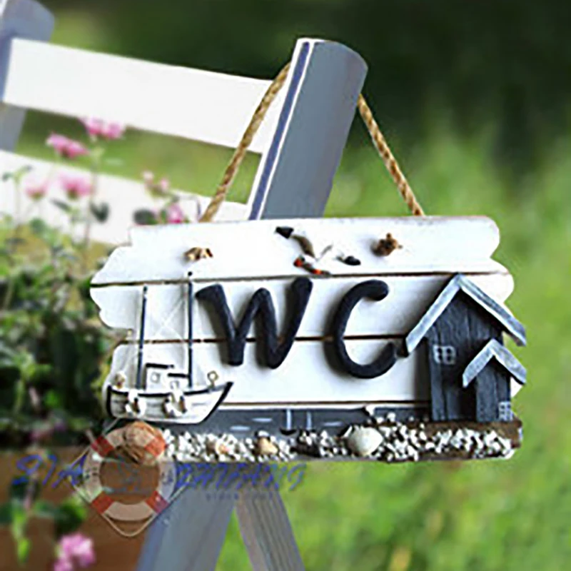 Mediterranean Style Bathroom WC Listing/Doorplate/Pure Solid Wood Home Decorations Toilet Wall Hanging Sign Ocean Style
Mediterranean Style Bathroom WC Listing/Doorplate/Pure Solid Wood Home Decorations Toilet Wall Hanging Sign Ocean Style