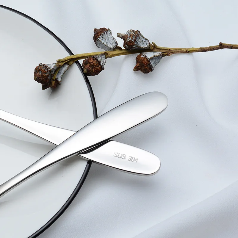 304 Stainless Steel Small Spoon Creative Children Flat Bottom Rice Spoons Portable Dessert Cake Spoons
304 Stainless Steel Small Spoon Creative Children Flat Bottom Rice Spoons Portable Dessert Cake Spoons