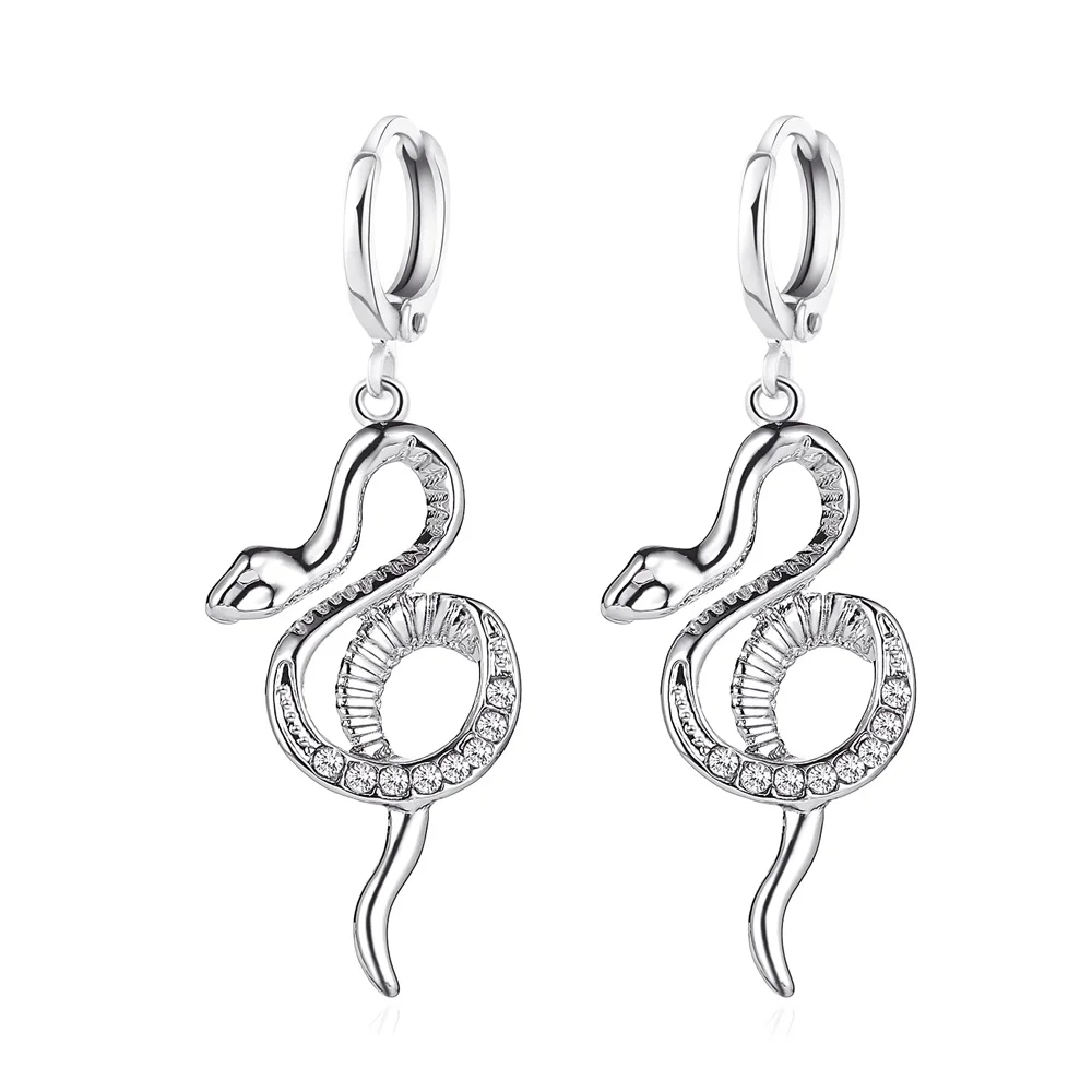 New INS style earrings Cold wind earrings personality full of zircon snake-shaped long earrings Fashion temperament earrings
New INS style earrings Cold wind earrings personality full of zircon snake-shaped long earrings Fashion temperament earrings