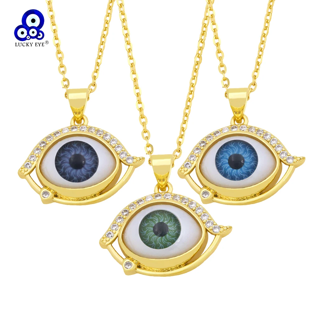 Кулон Lucky Eye с микрозакрепкой из циркония, ожерелье золотого цвета, цветная цепочка, яркое ожерелье от сглаза для женщин и девушек, модные юве...
Кулон Lucky Eye с микрозакрепкой из циркония, ожерелье золотого цвета, цветная цепочка, яркое ожерелье от сглаза для женщин и девушек, модные юве...