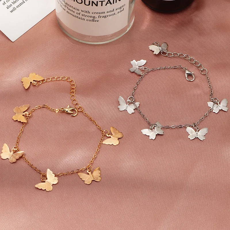 New Arrival Single Layer Butterfly Bracelet Simple Girls Sweet Butterfly Pendant Charm Bracelets Hand Jewelry Gifts For Womens
New Arrival Single Layer Butterfly Bracelet Simple Girls Sweet Butterfly Pendant Charm Bracelets Hand Jewelry Gifts For Womens