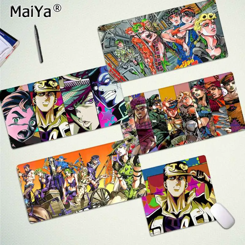 Maiya Cool New Anime Jojo Bizarre Adventure Locking Edge Mouse Pad Game Free Shipping Large Mouse Pad Keyboards Mat 
Maiya Cool New Anime Jojo Bizarre Adventure Locking Edge Mouse Pad Game Free Shipping Large Mouse Pad Keyboards Mat