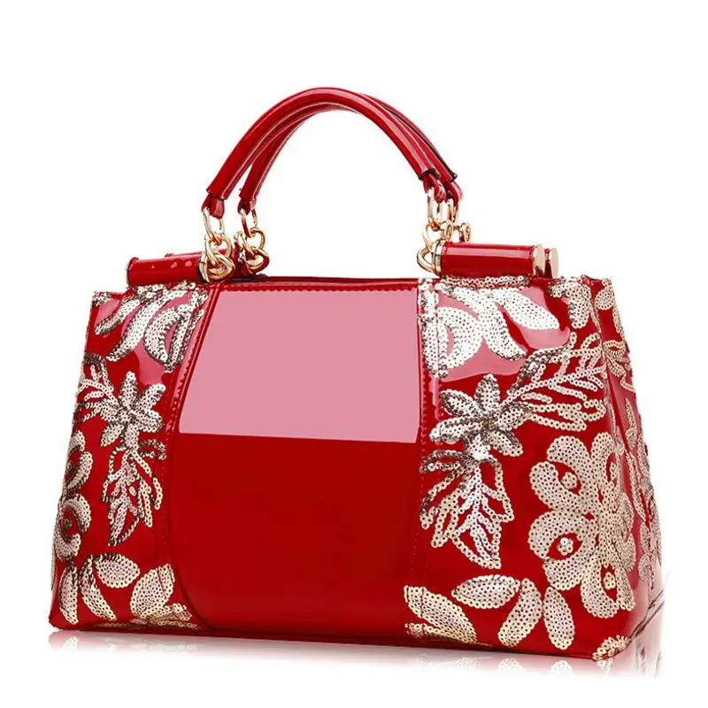 2020 Best selling new fashion patent leather sequins high-end women's bag luxury handbag ladies shoulder Messenger bag
2020 Best selling new fashion patent leather sequins high-end women's bag luxury handbag ladies shoulder Messenger bag