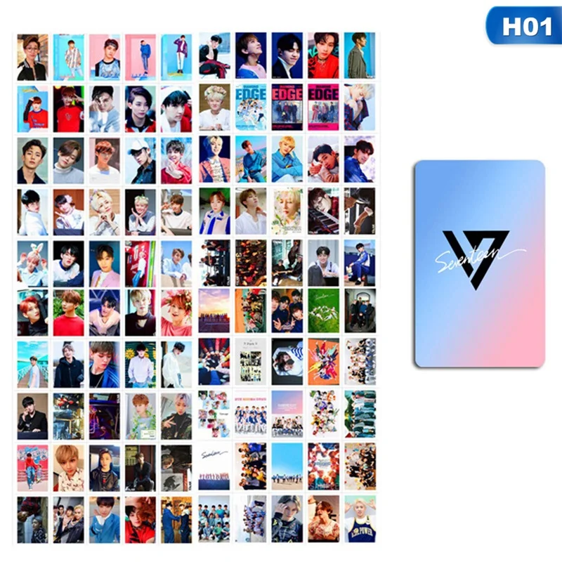 100pcs/set Korean Popular Seventeen Lomo Photo Card Sticker Fashion Album Feel Special Fashion Sticky Photocard
100pcs/set Korean Popular Seventeen Lomo Photo Card Sticker Fashion Album Feel Special Fashion Sticky Photocard