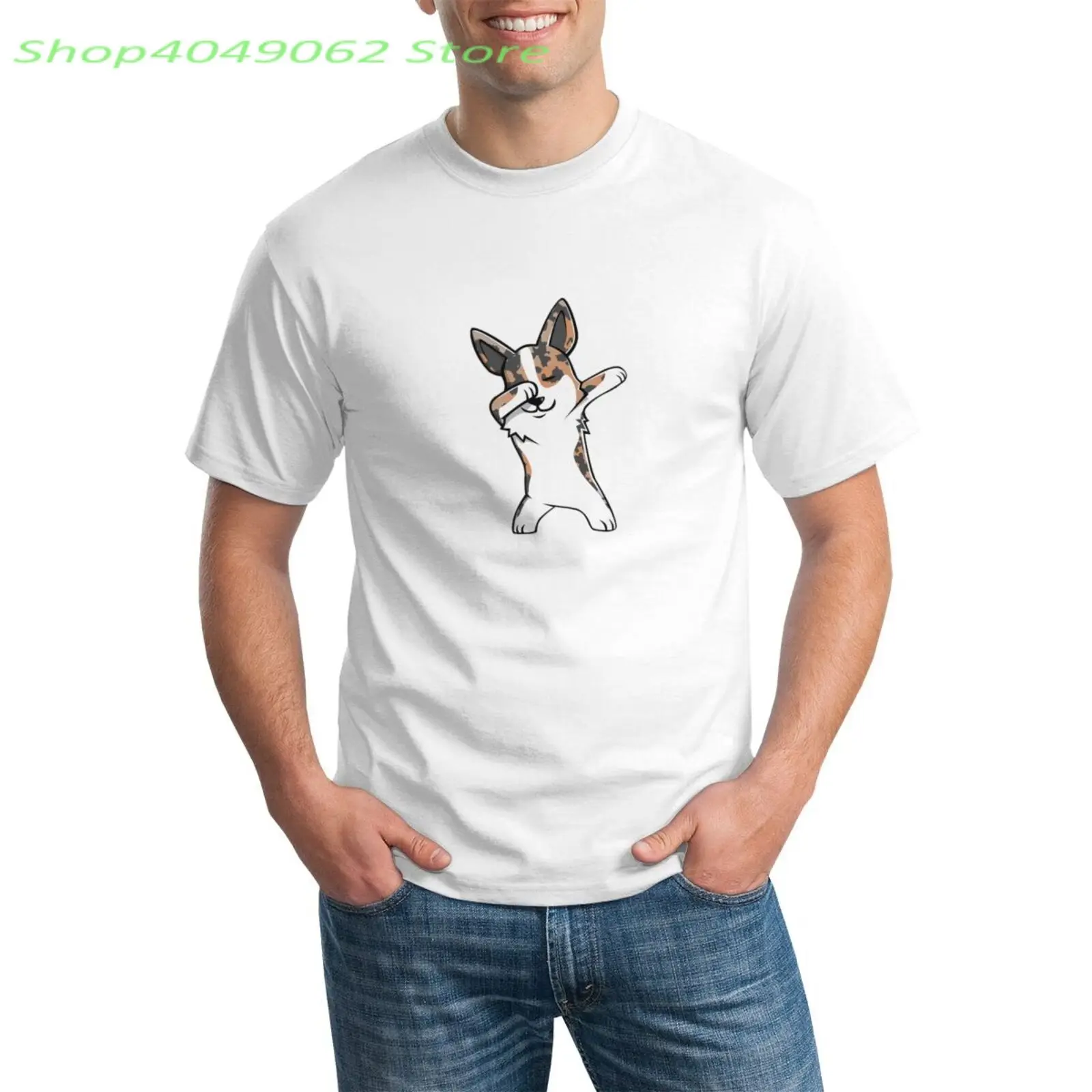 Cardigan Welsh Corgi Dabbing T-Shirt Tops Summer casual oversized men T-shirts hip hop Streetwear Harajuku short sleeve tshirt
Cardigan Welsh Corgi Dabbing T-Shirt Tops Summer casual oversized men T-shirts hip hop Streetwear Harajuku short sleeve tshirt